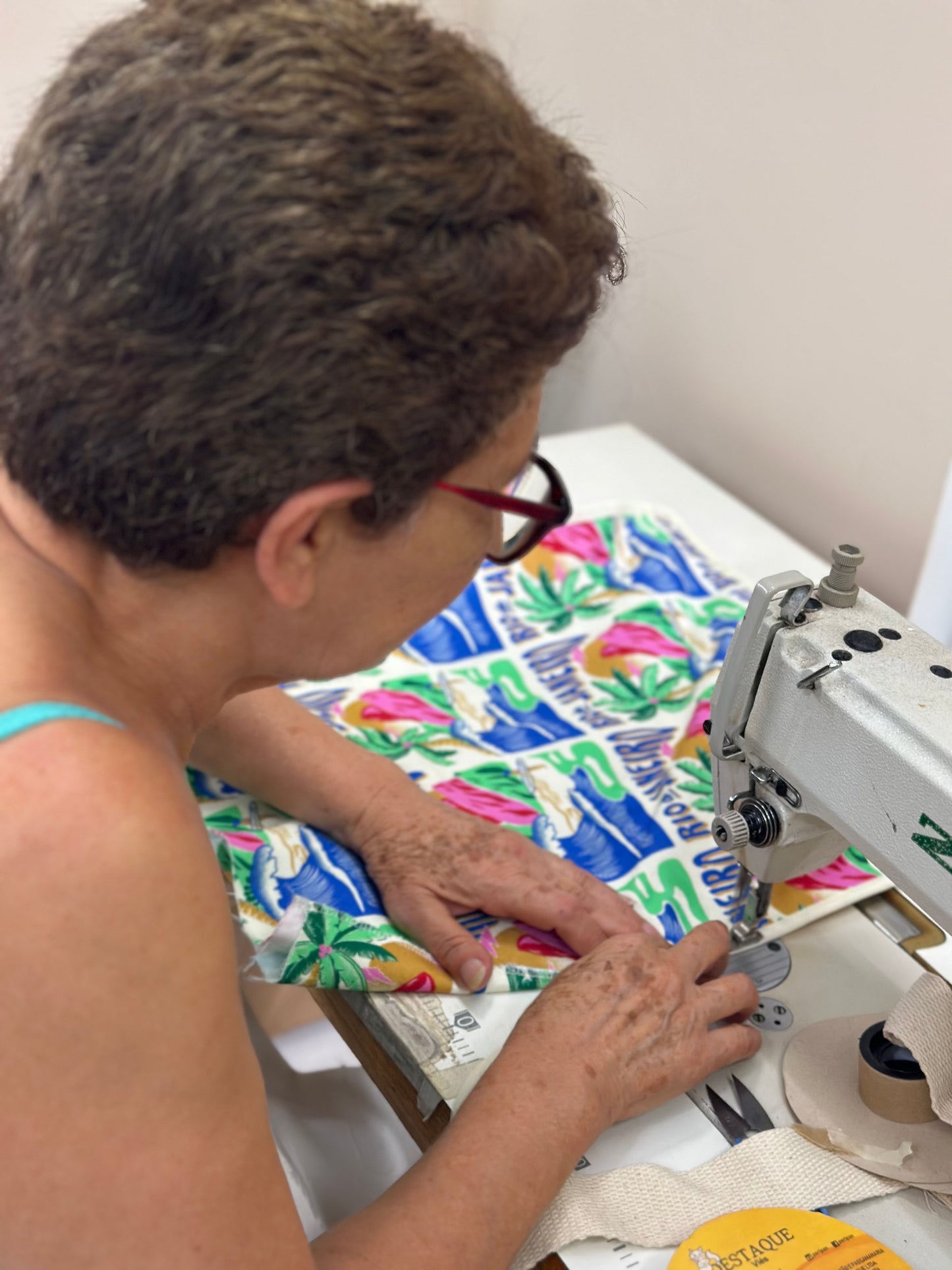 Tropical Paradise- Farm Rio Upcycling Tote Bag