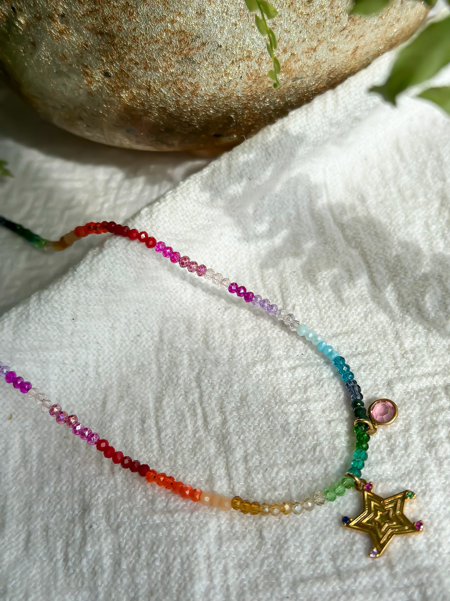 Rainbow Sparkle Necklace