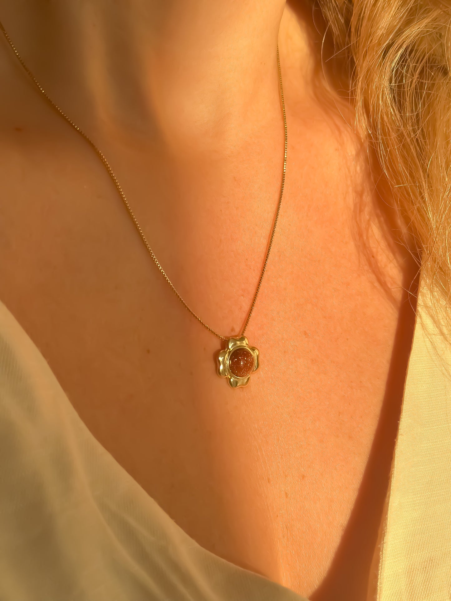 Sunstone Lucky Necklace