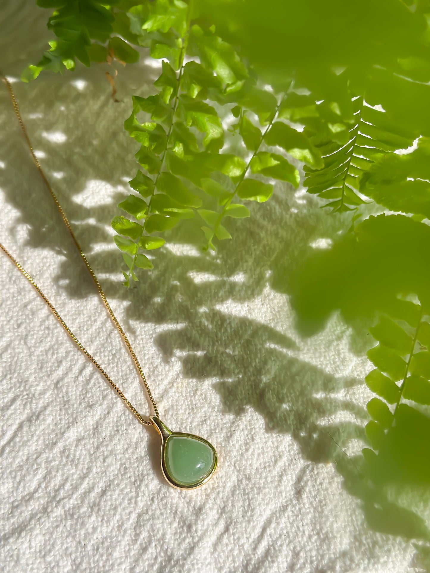 Pantanal Green Quartz Necklace