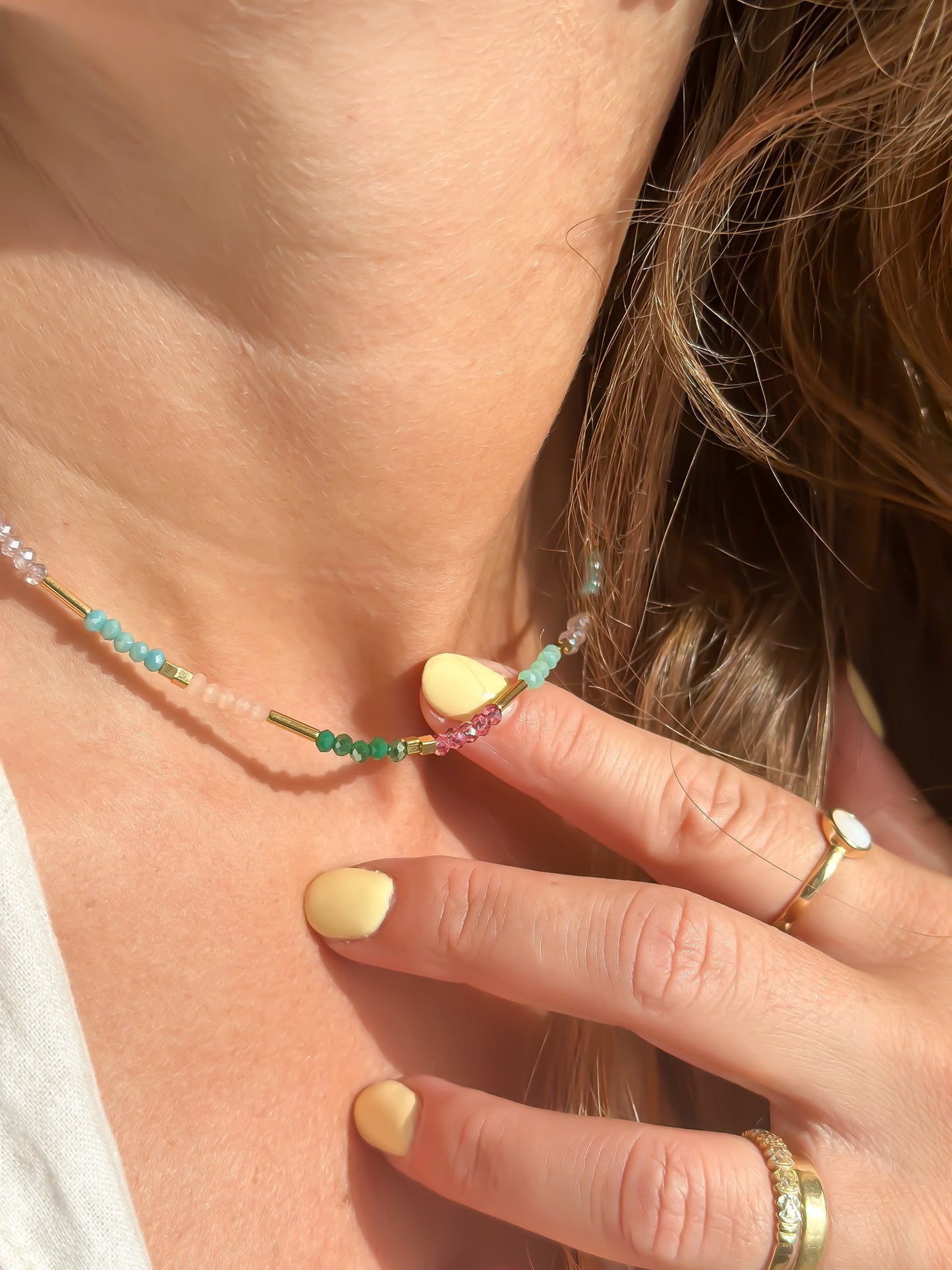 Rainbow Sparkle Choker