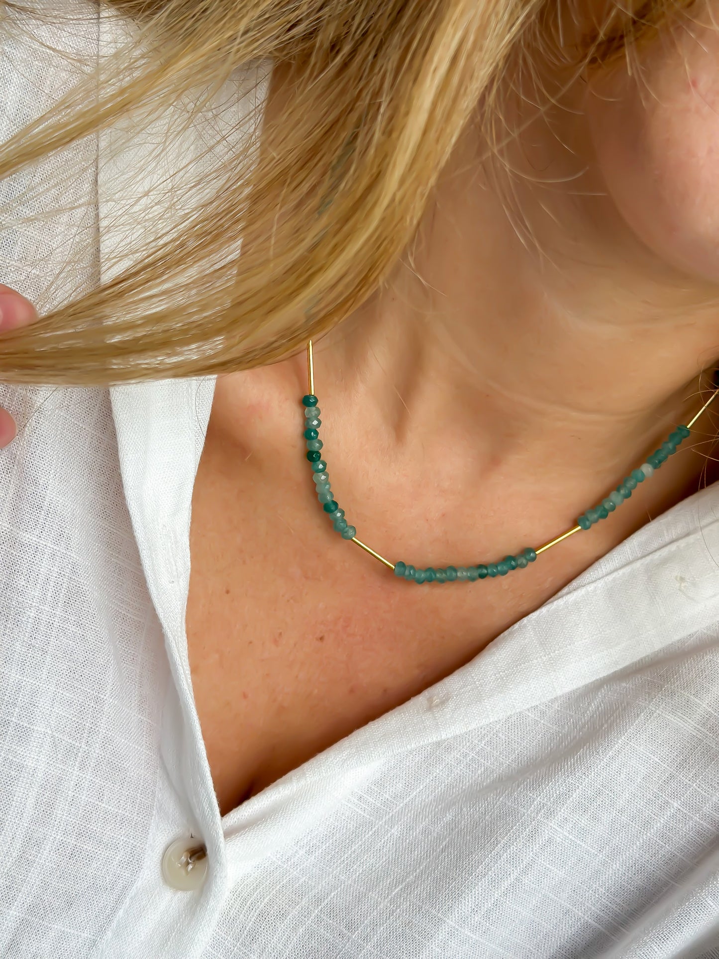 Sky Muse Amazonite Choker