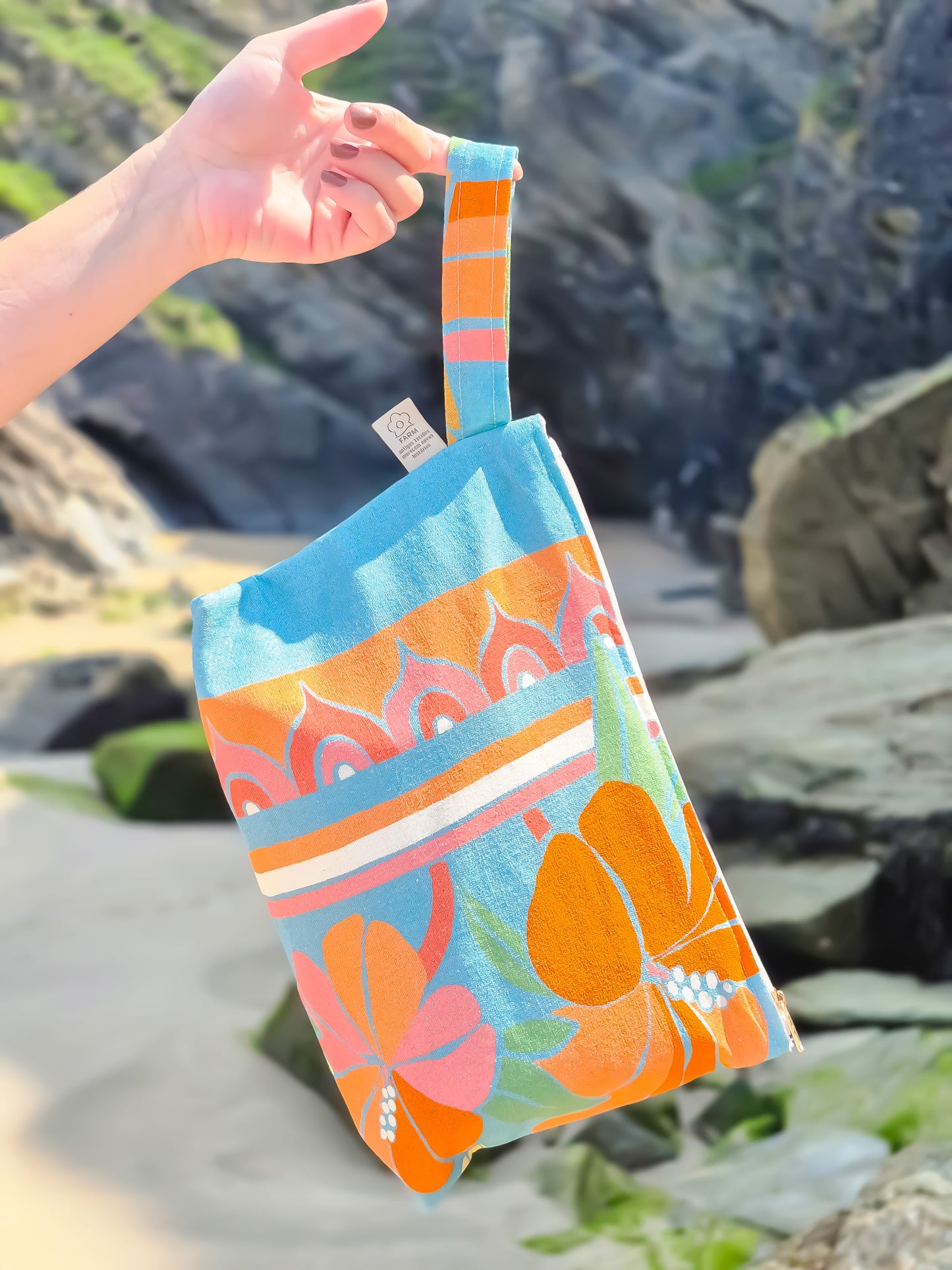 Ubatuba Makeup Bag Upcycled Farm Rio