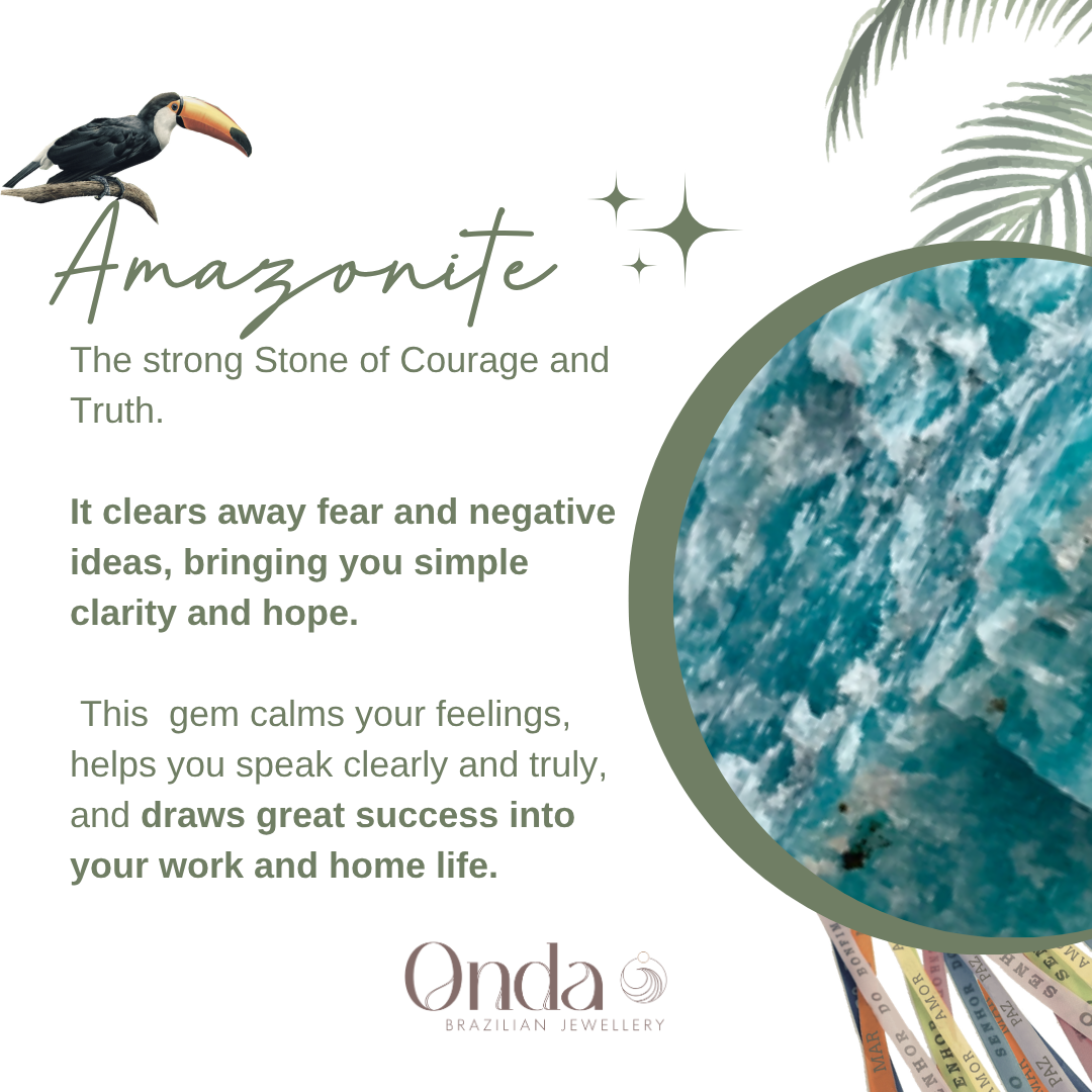 Amazonite Drops: Courage and Truth
