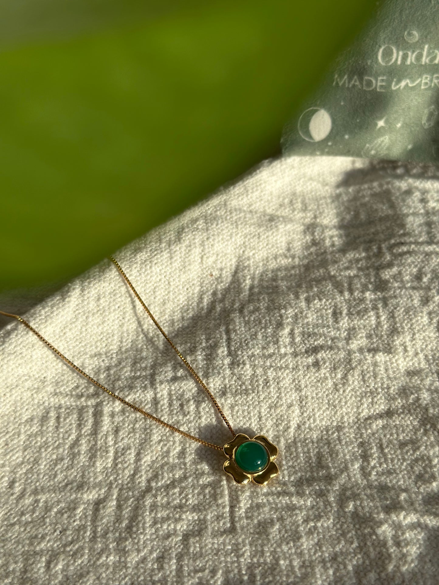 Green Agate Lucky Necklace
