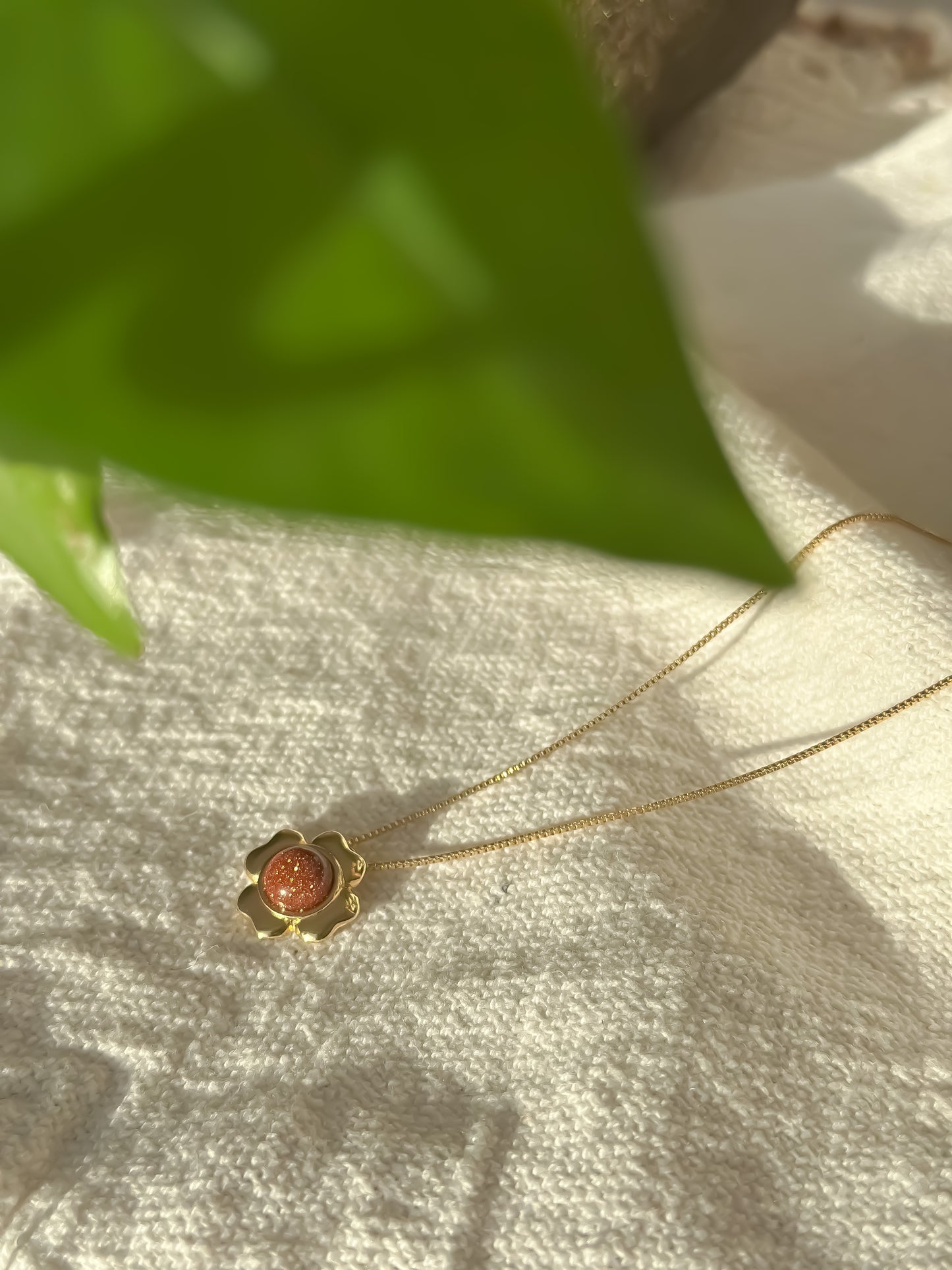 Sunstone Lucky Necklace