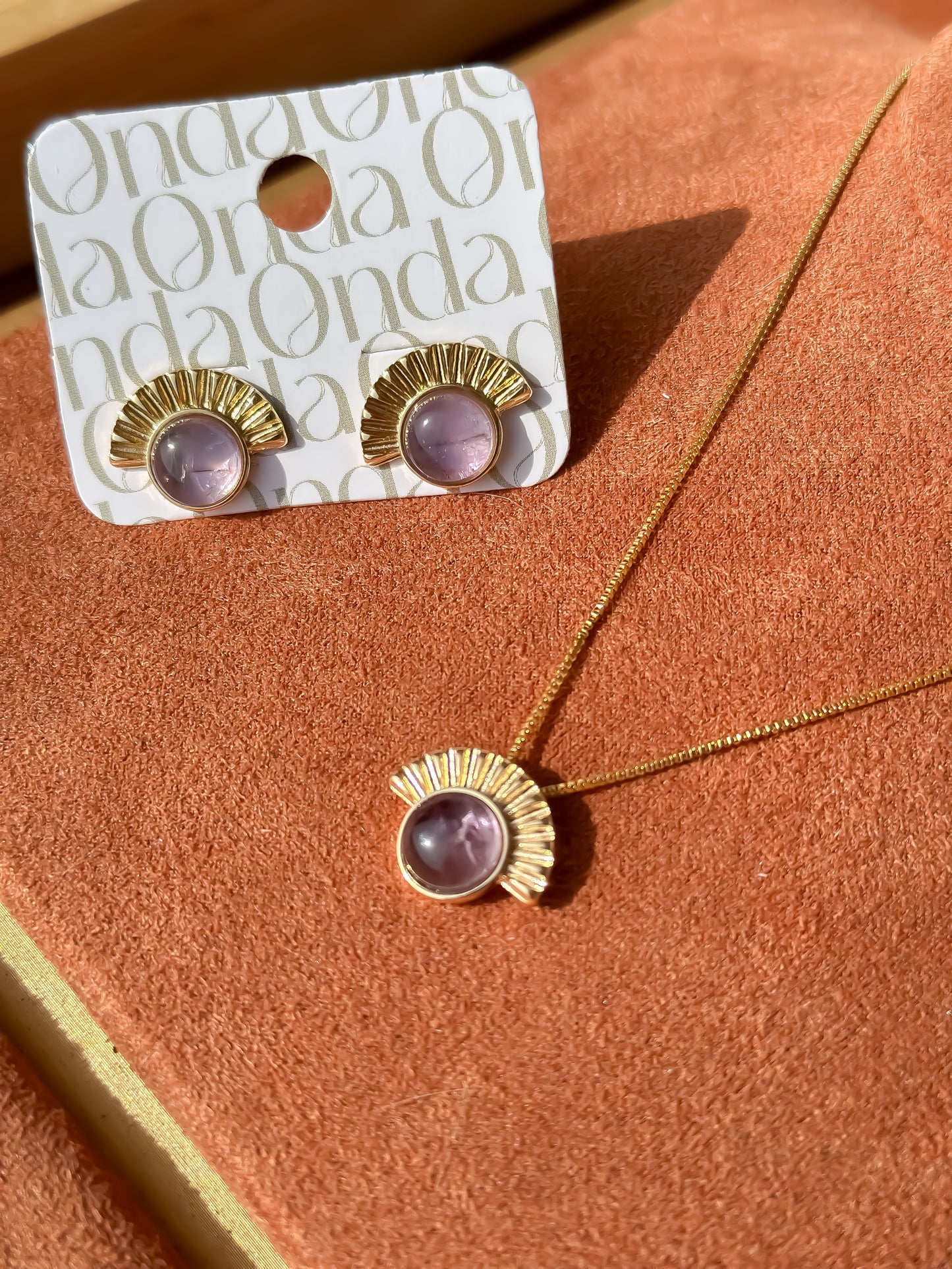 Lavender Glow Earrings
