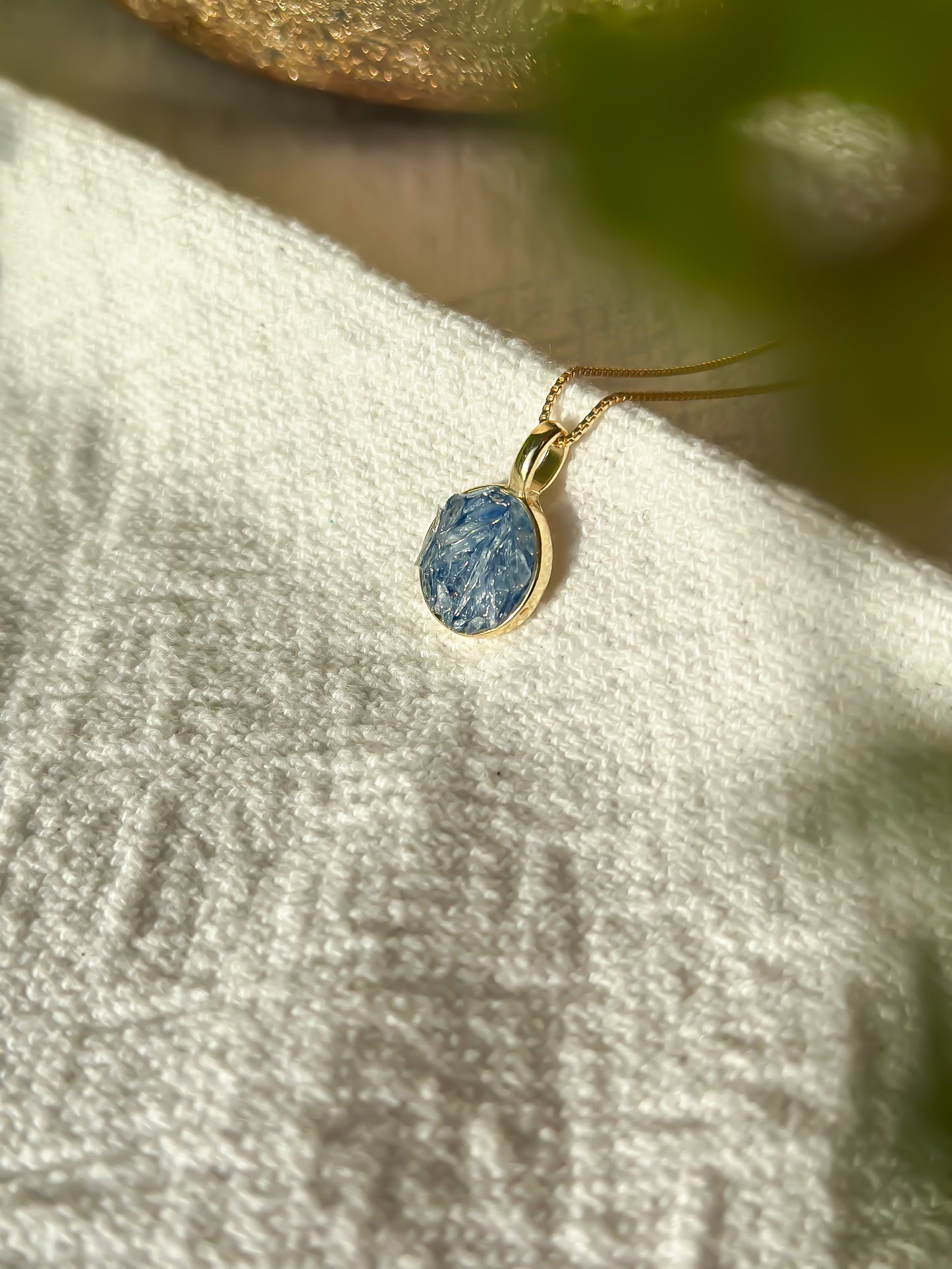 Blue Kyanite Alignment Necklace