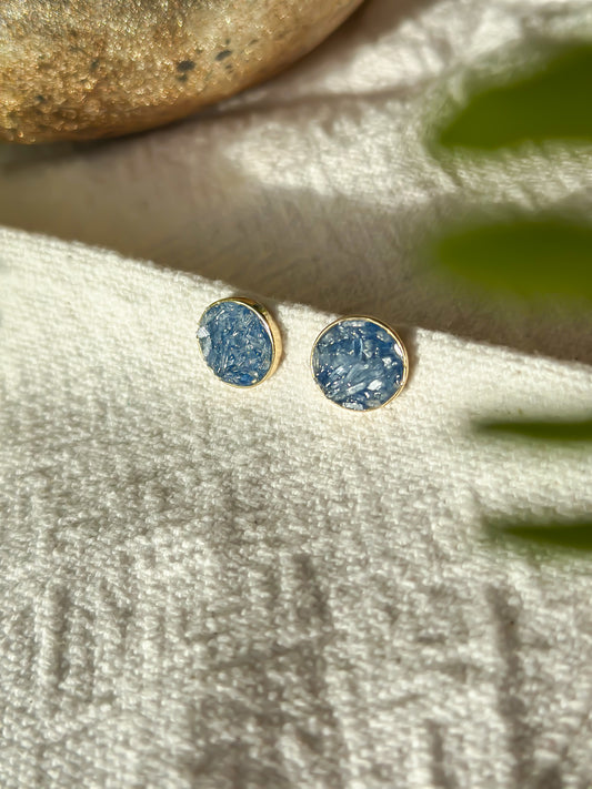 Blue Kyanite Alignment Earrings