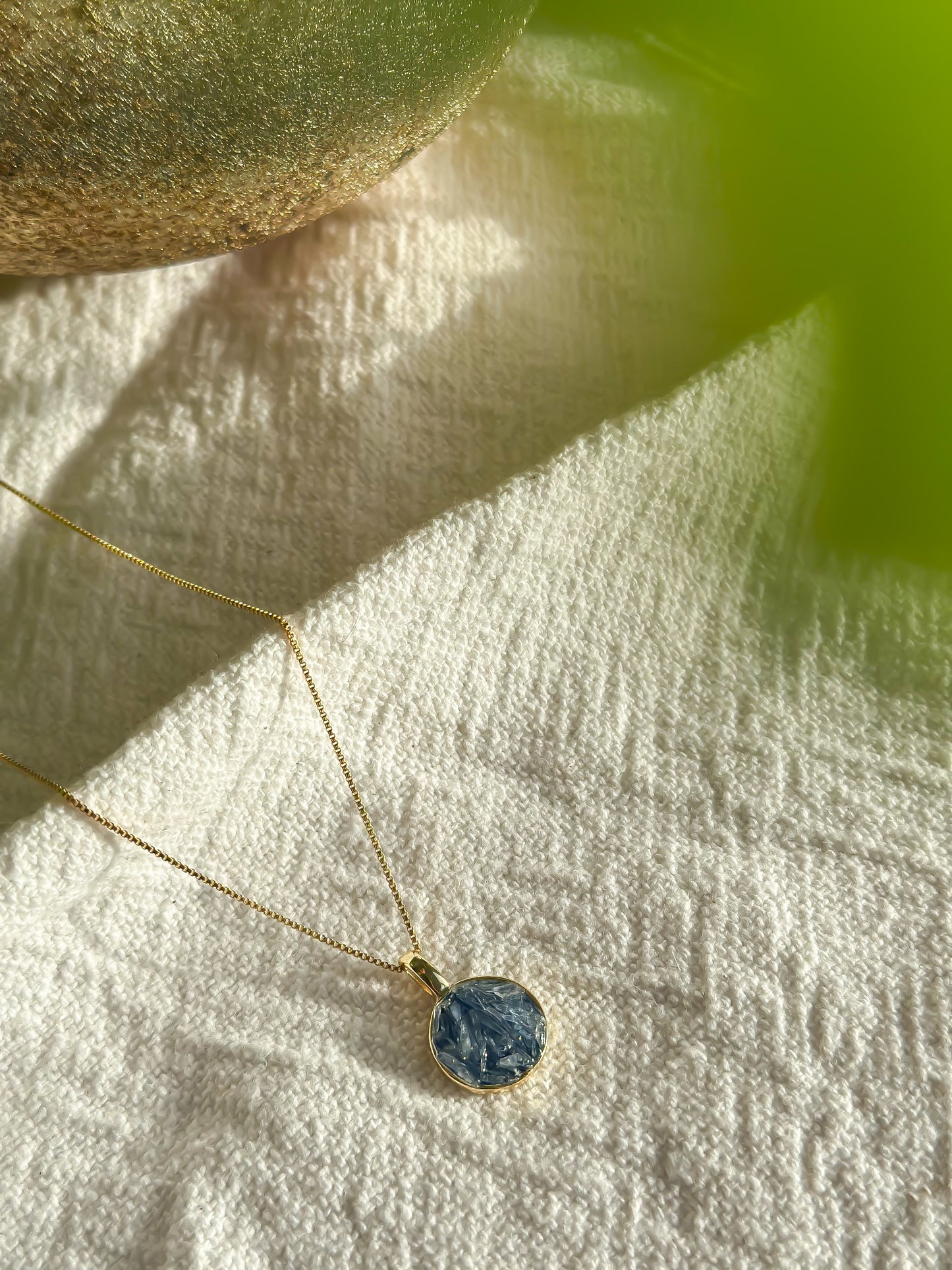Blue Kyanite Alignment Necklace