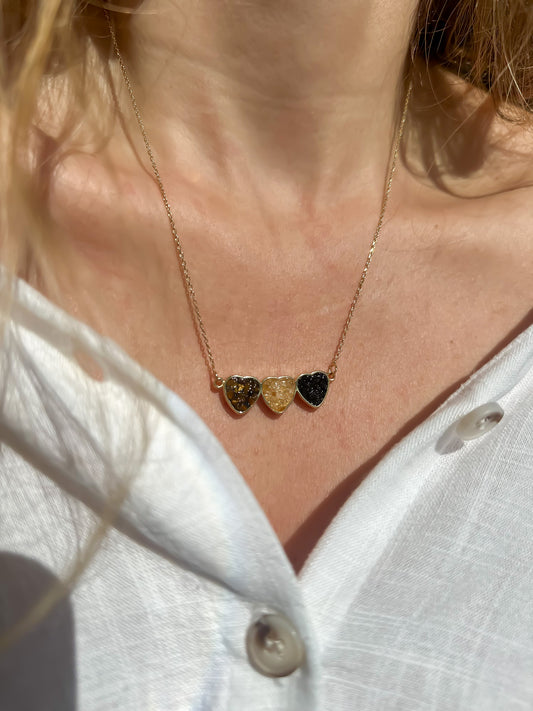 Triple Hearts Necklace