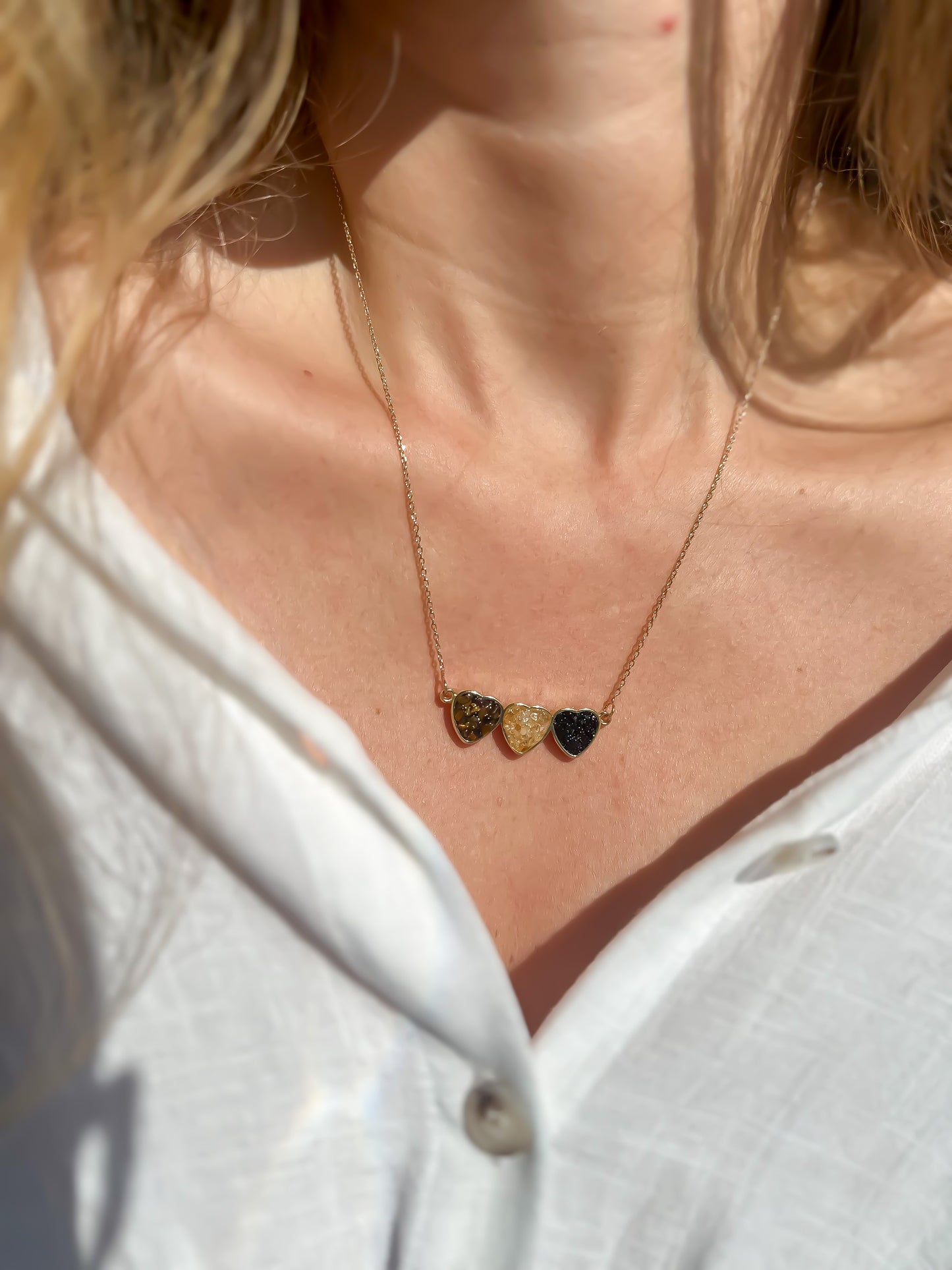 Triple Hearts Necklace