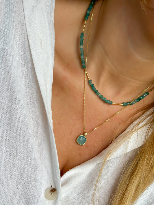 Sky Muse Amazonite Choker