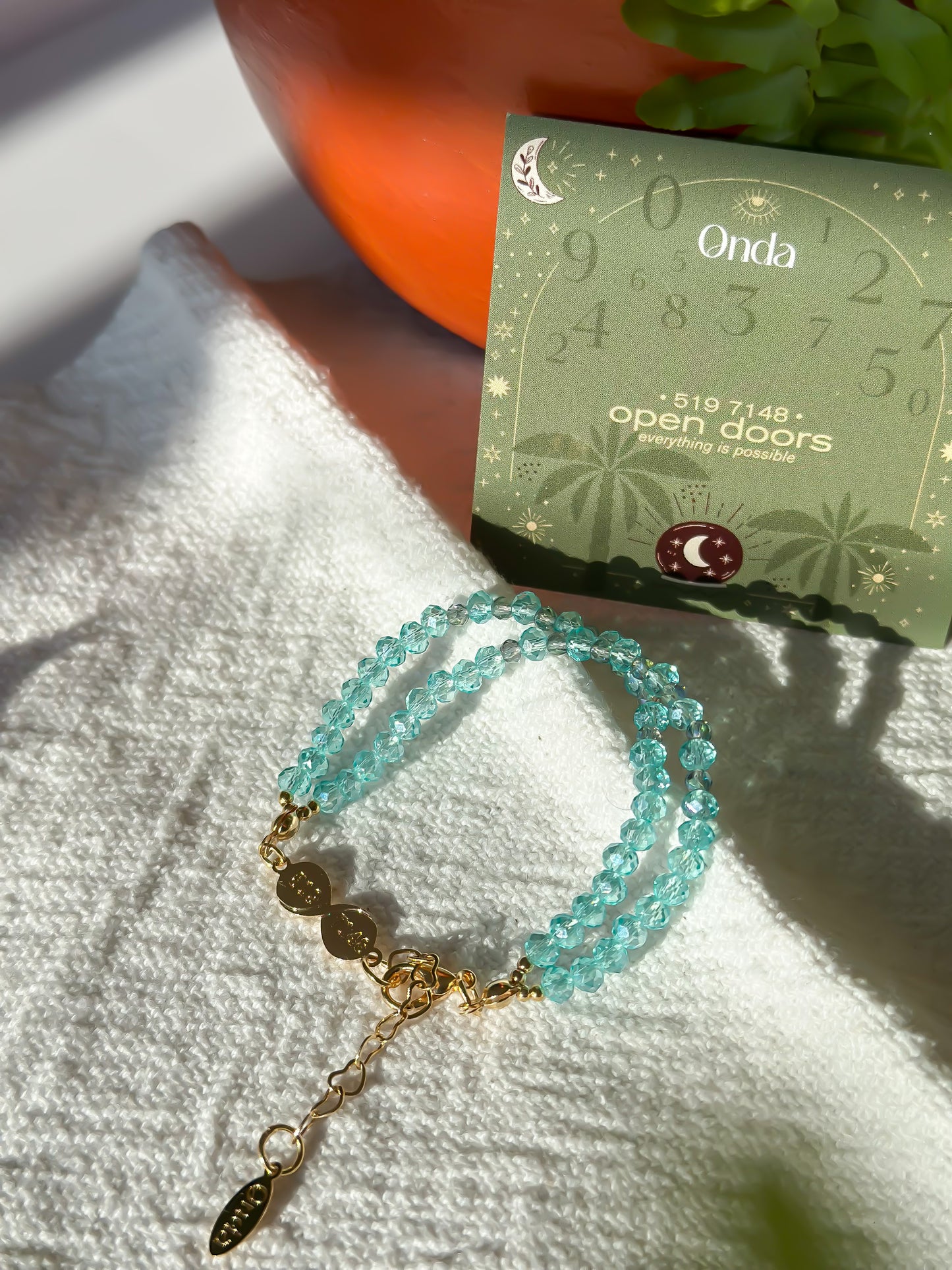 Everything is possible Bracelet - Summer Blue