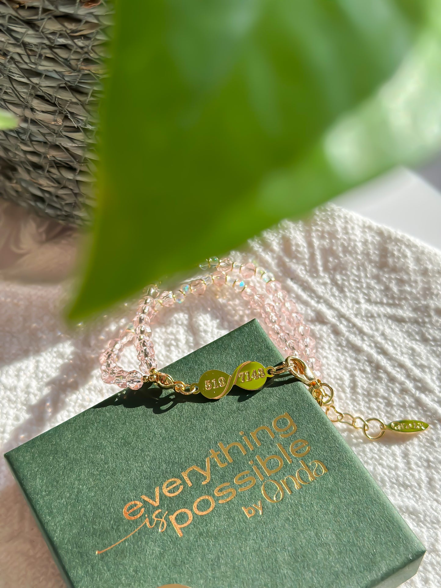 Everything is possible Bracelet - Blush Sunrise
