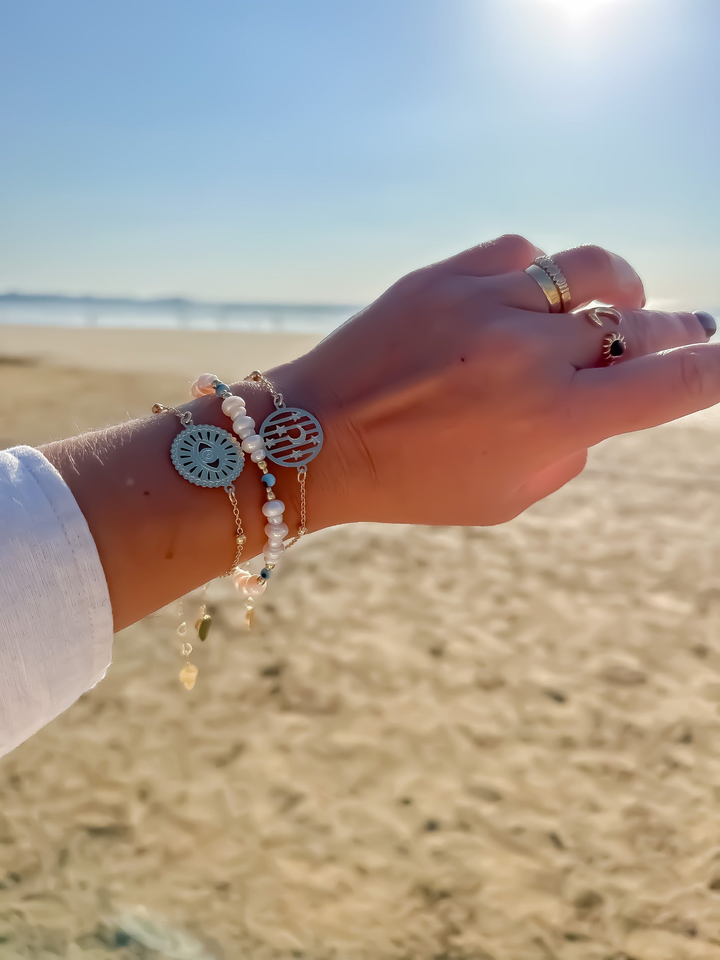 Wave of Protection and Intention Bracelet