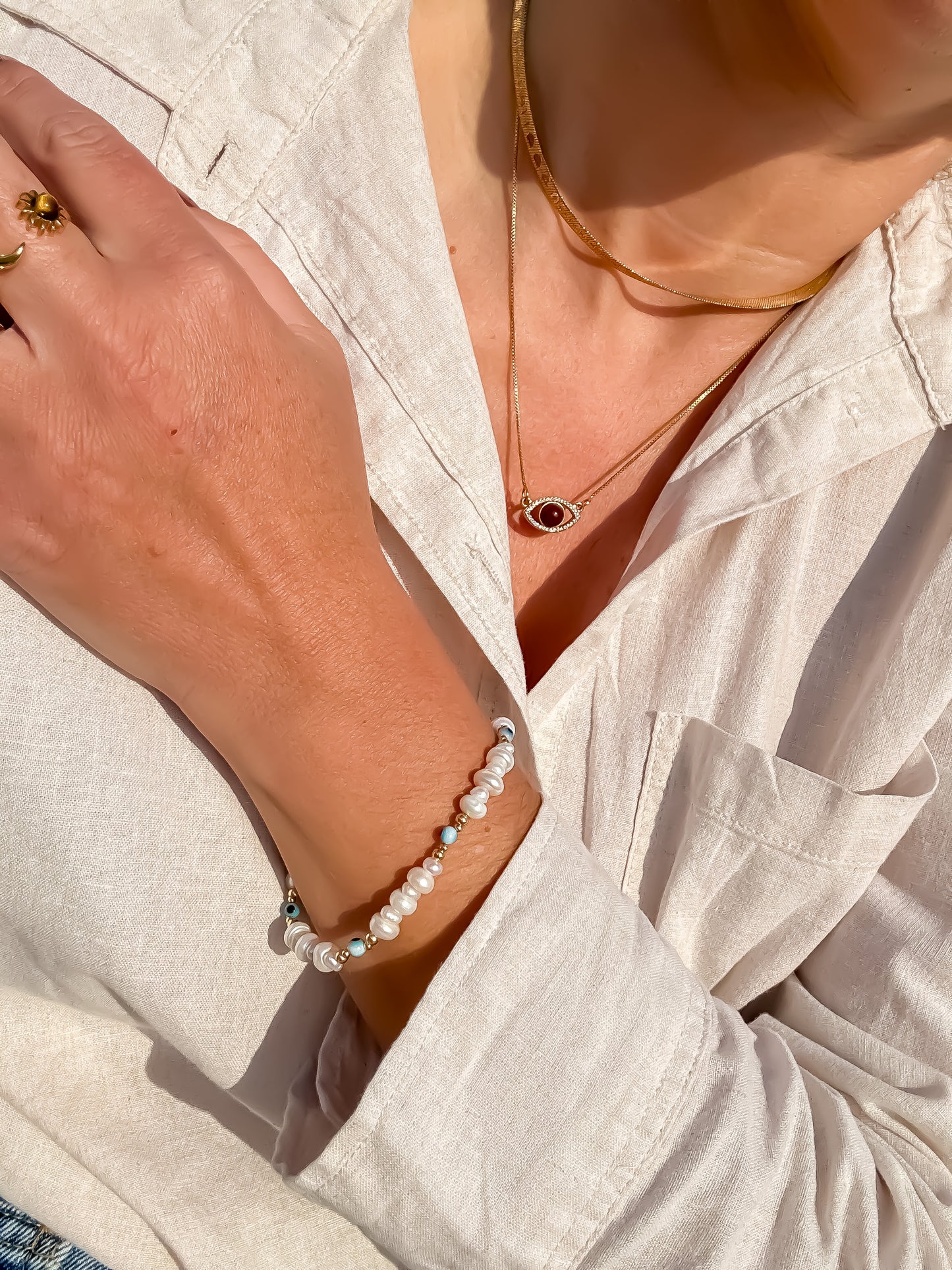 Wave of Protection and Intention Bracelet