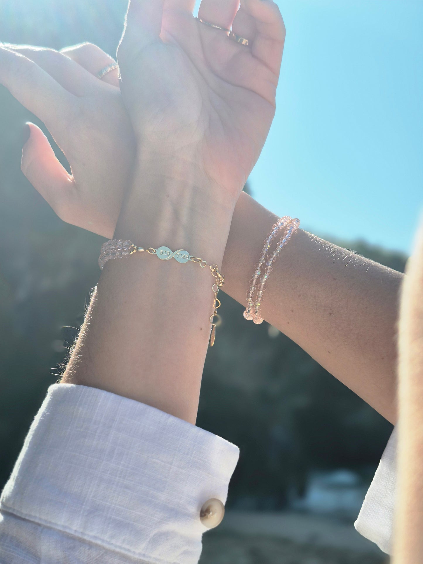Everything is possible Bracelet - Blush Sunrise